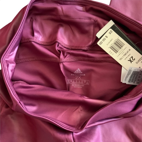 ADIDAS X ZOE SALDANA AEROREADY SHINE TIGHTS SZ 2X - Picture 5 of 5